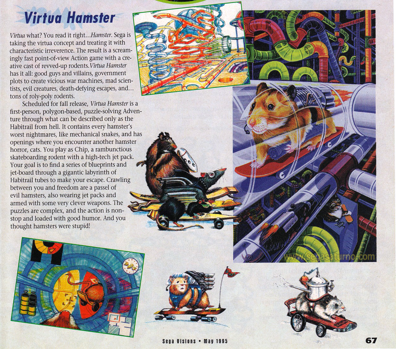 Scan from SEGA Visions - May 1995