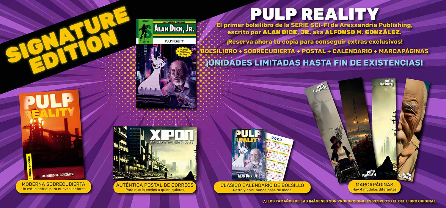 extras Signature Edition de Pulp Reality preventa bolsilibro pulp